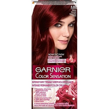 

Краска для волос Color Sensation 4.60 Интенсивный темно-красный 1 шт., Garnier