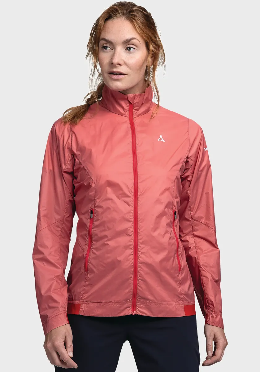 

Уличная куртка Schöffel "Jacket Bygstad L", без капюшона, розовый