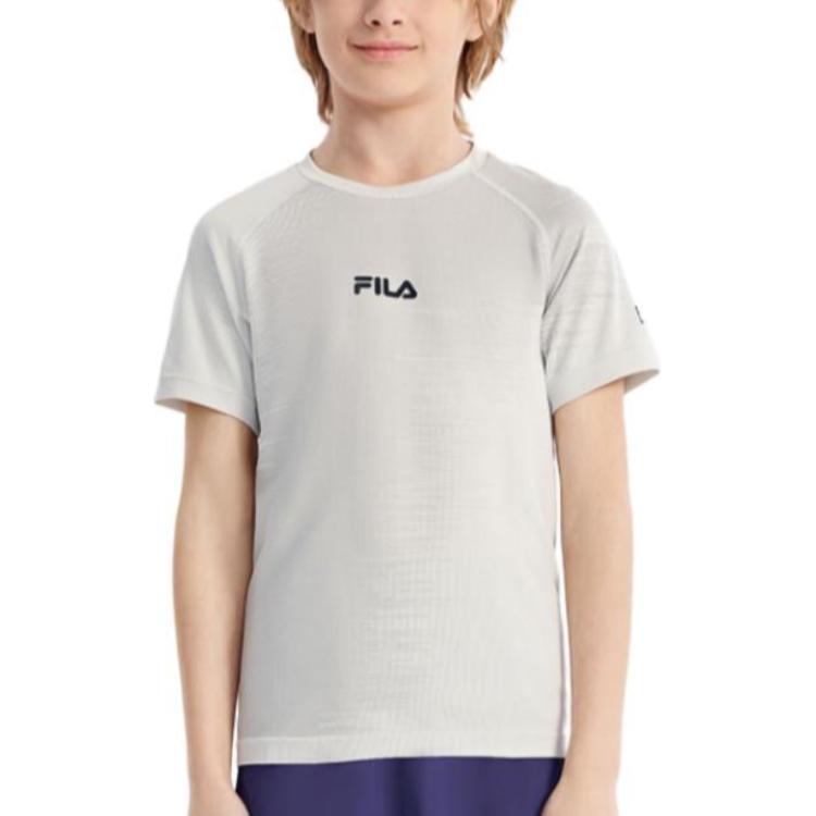 Футболка для младших школьников FILA KIDS, белый — фото 4