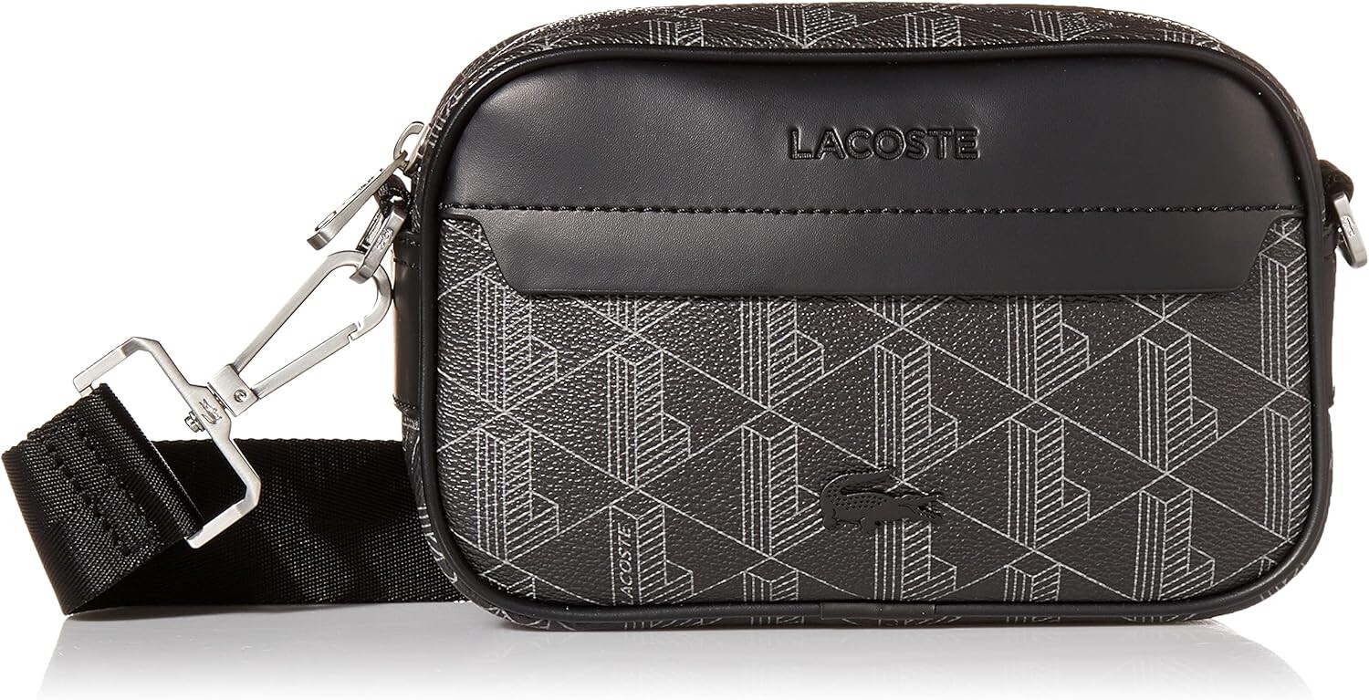 

Мужская сумка через плечо Lacoste The Blend из парусины с монограммой маленького размера