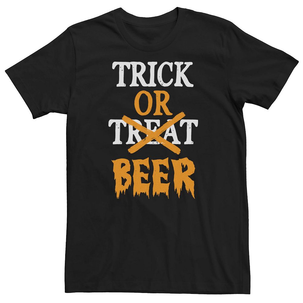 

Мужская футболка Trick Or Beer Halloween Licensed Character, черный