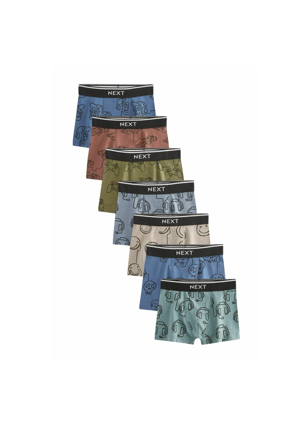 

Боксеры TRUNKS 7 PACK REGULAR FIT Next, мультиколор