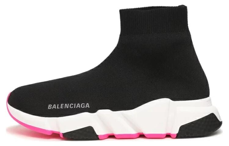 Кроссовки женские Balenciaga Speed Lifestyle, черный / розовый