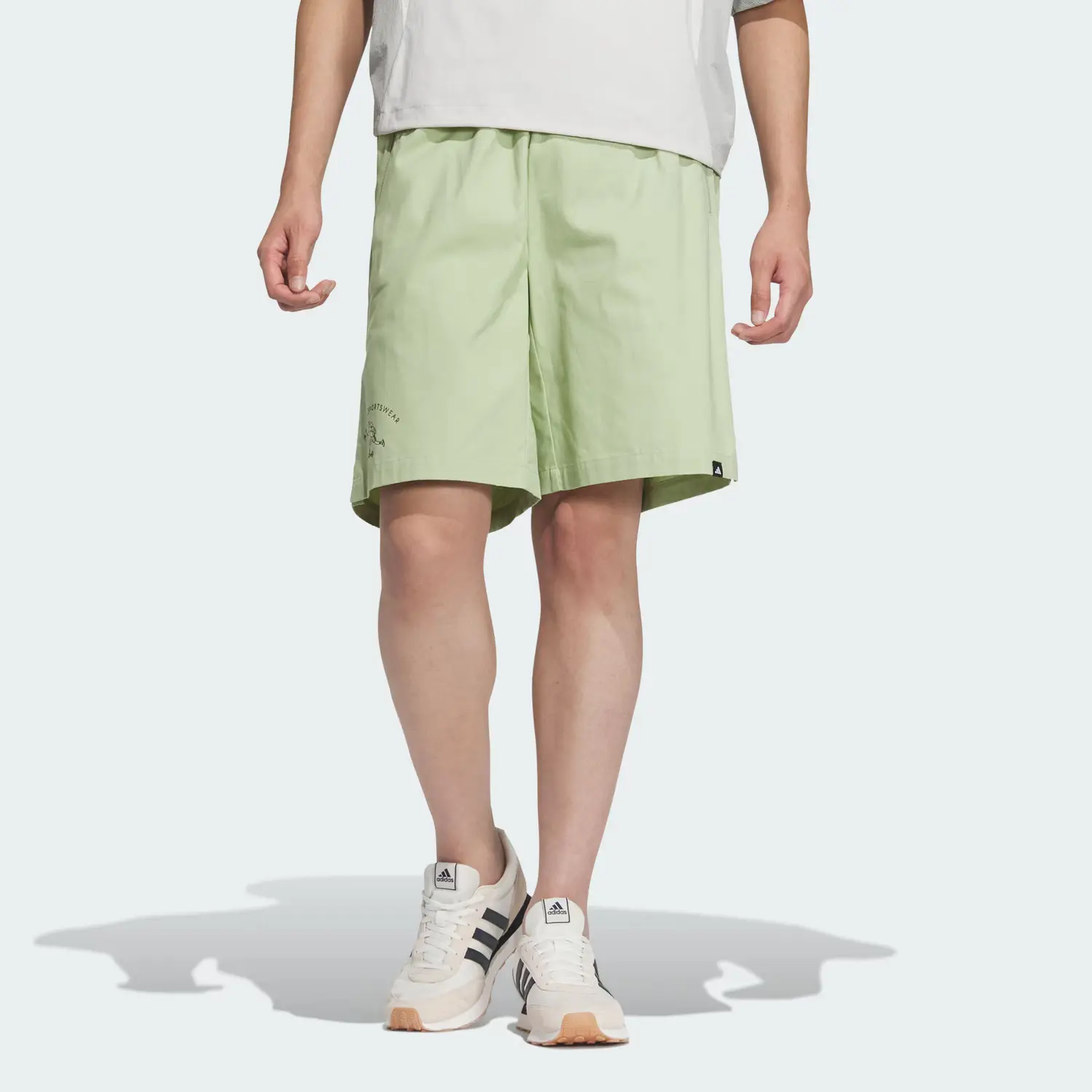 Adidas Шорты GFX Casual мужские магический желто-зеленый — фото 3