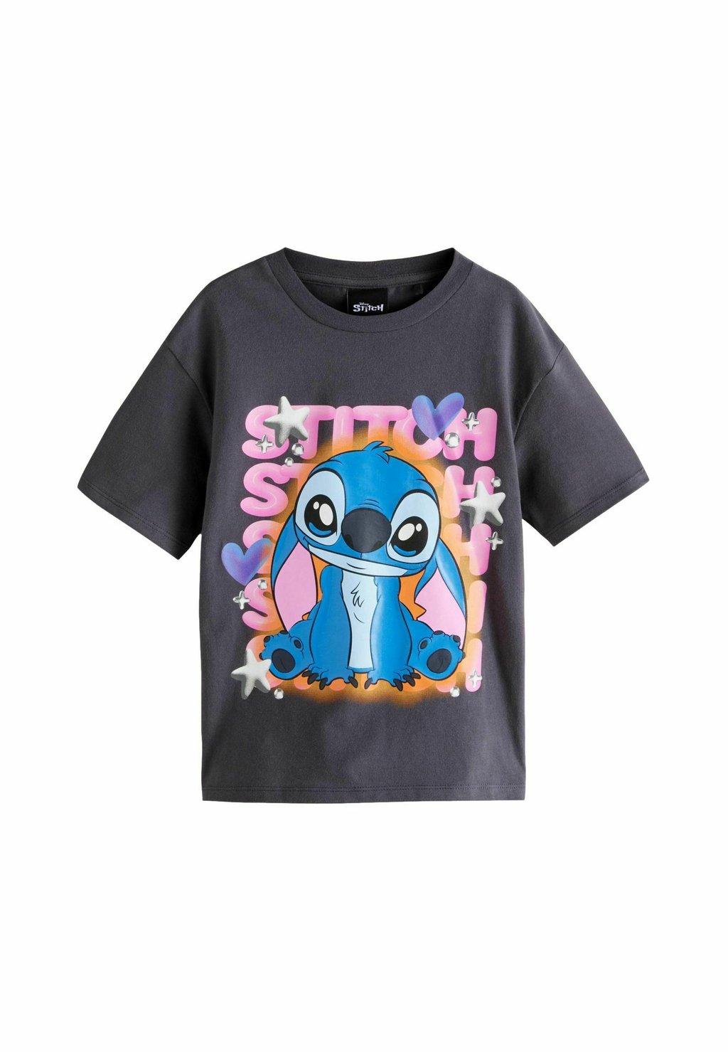 

Футболка с принтом DISNEY STITCH OVERSIZED LICENSE Next, серый