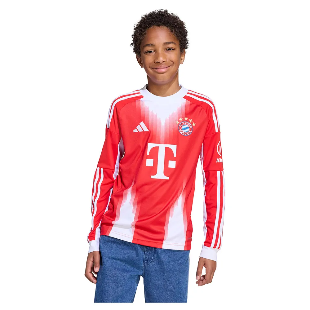 

Лонгслив adidas FC Bayern 25/26 home junior, красный