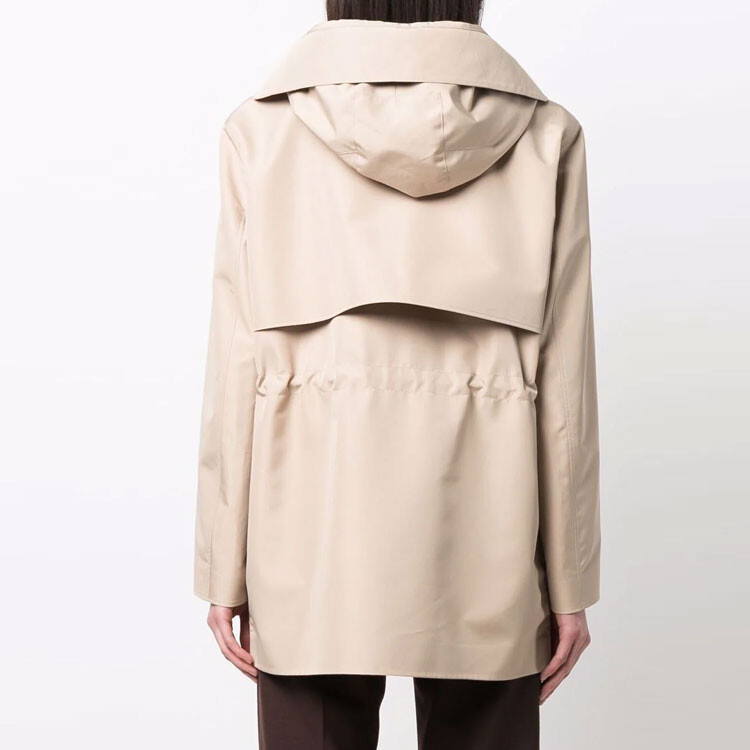 Пальто Burberry, женское, укороченное, коричневый — фото 3