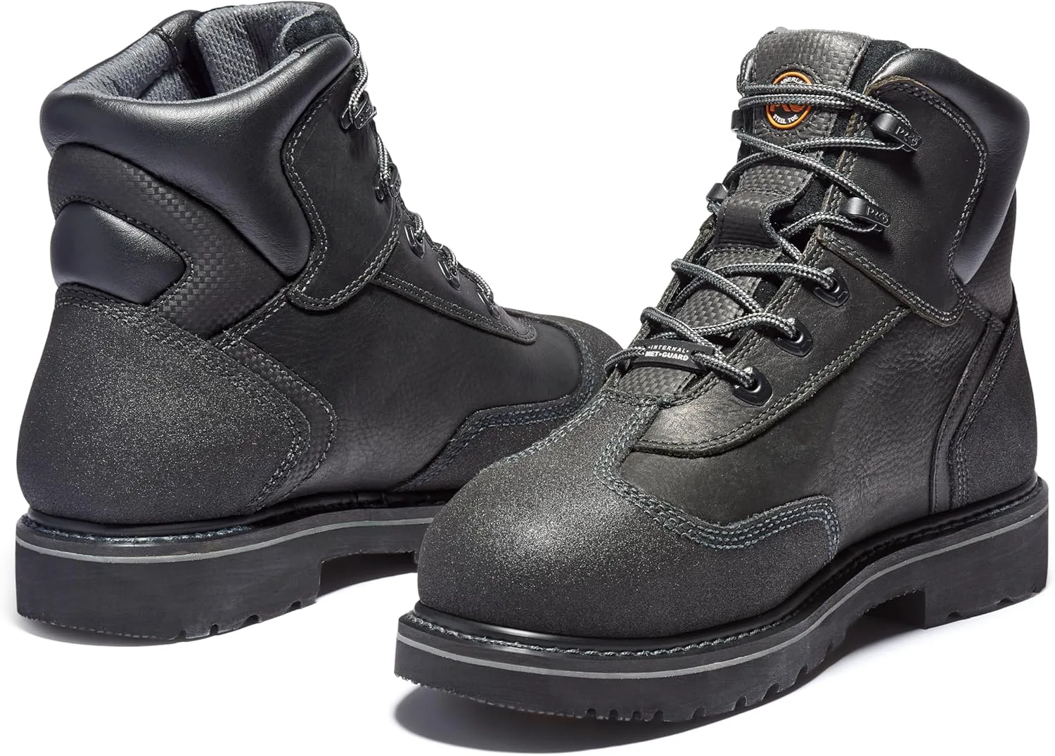 Мужские рабочие ботинки Timberland PRO с внутренней защитой MetGuard, черный — фото 3