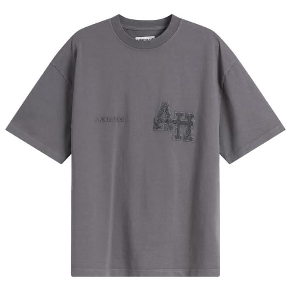 

Футболка колледжа Annie Hood, washed черный