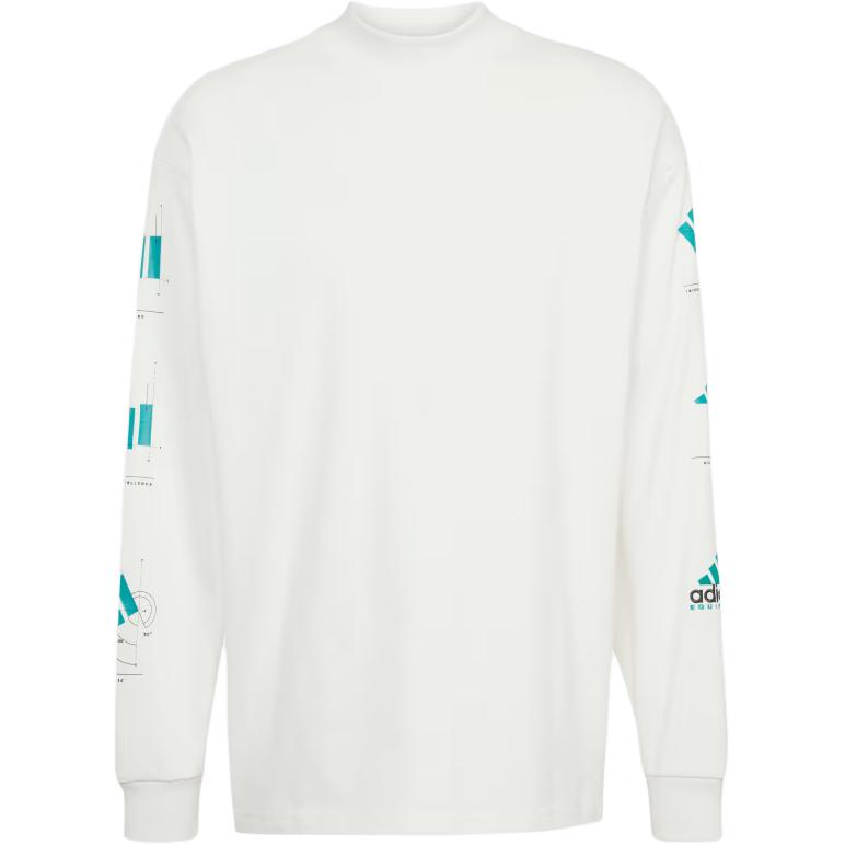Хлопковая футболка Adidas, белый