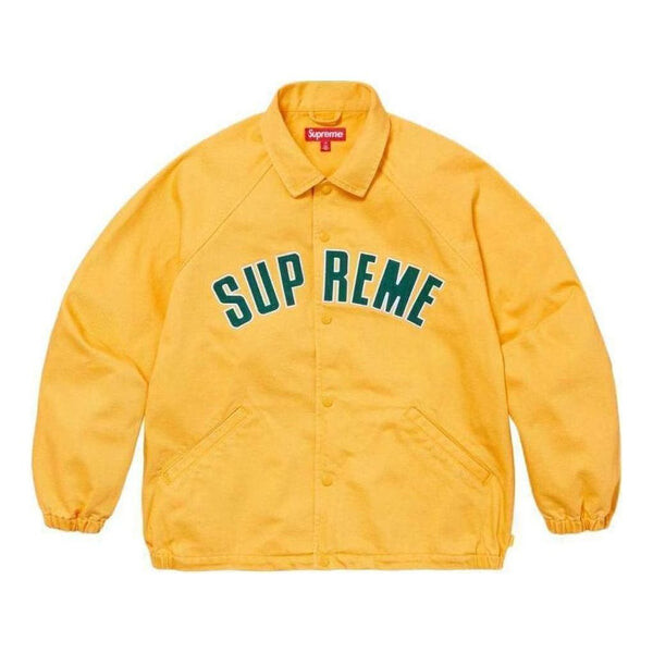 

Куртка arc denim coaches jacket 'yellow green' Supreme, желтый