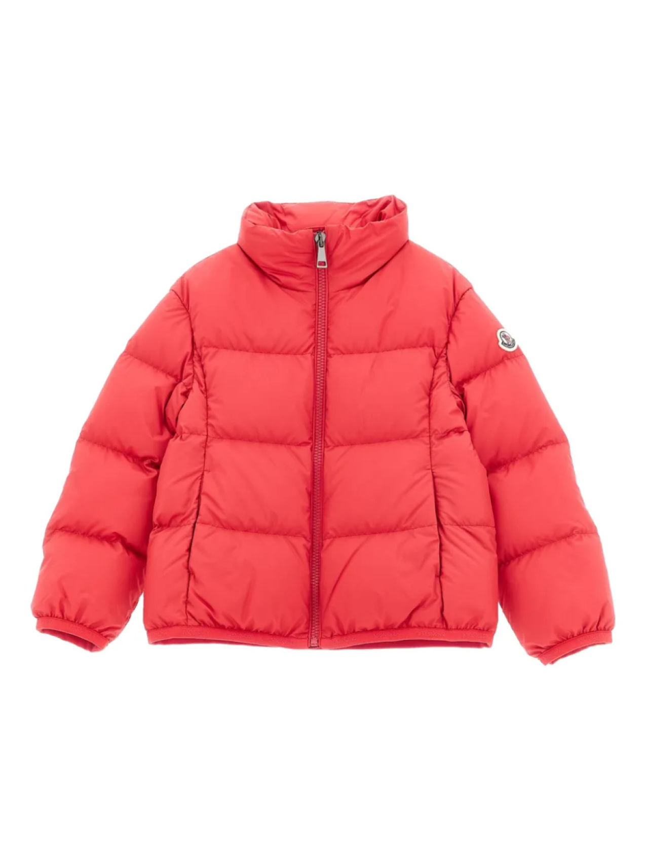 

Стеганая пуховик Moncler Enfant Abbadia, красный