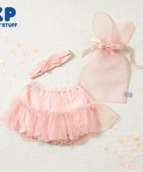 Подарочный набор KP «Заячьи ушки»: повязка на голову и трусики, Light Pink
