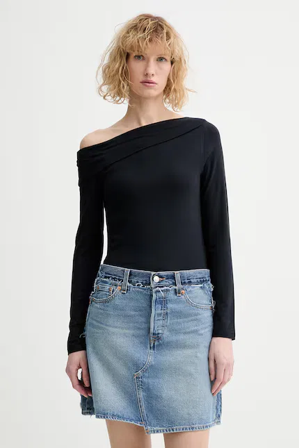 Лонгслив с открытыми плечами Off Shoulder LS Levi's, синий