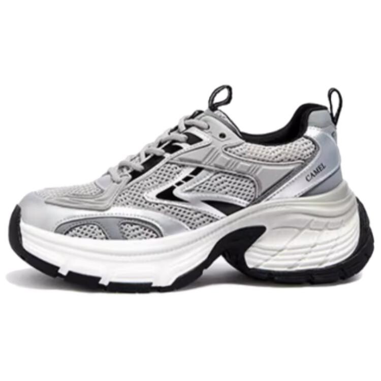 

Кроссовки CAMEL Chunky Sneakers Women's Low-top Gray/Silver, серый