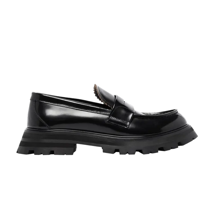 Лоферы Alexander McQueen Wmns Wander Loafer 'Black', черный