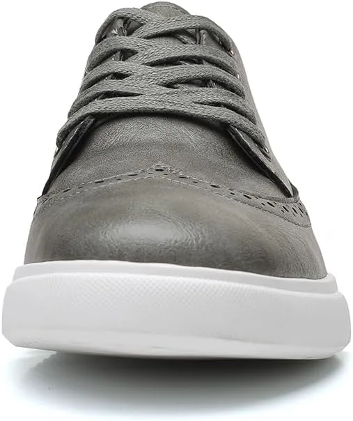 

Мужские свадебные кроссовки оксфорды повседневные броги с крыльями Abborora, серый