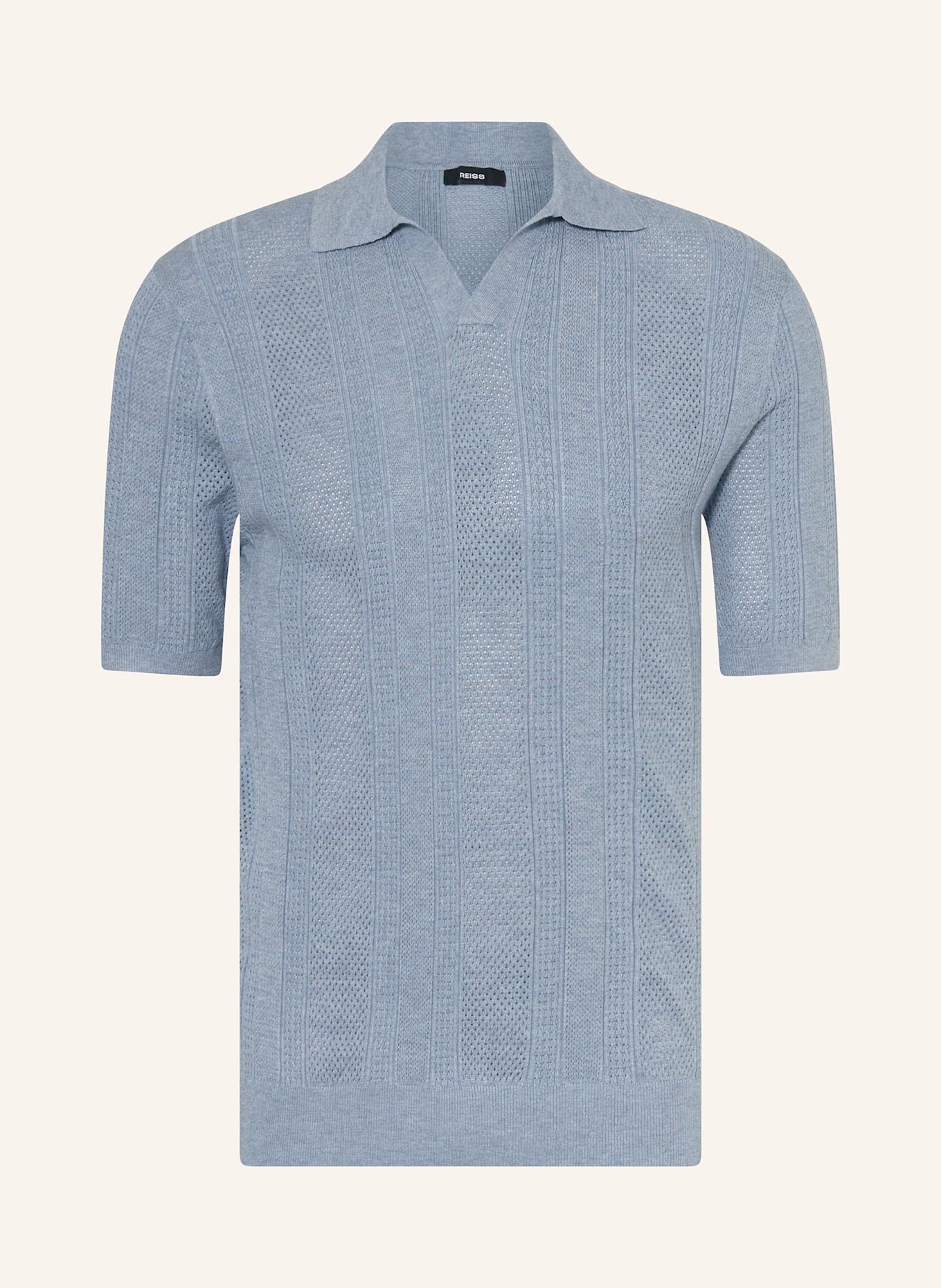 

Трикотажная рубашка поло Reiss, серый