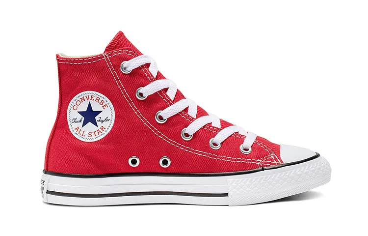 Кеды высокие Converse Chuck Taylor All Star красные детские — фото 3