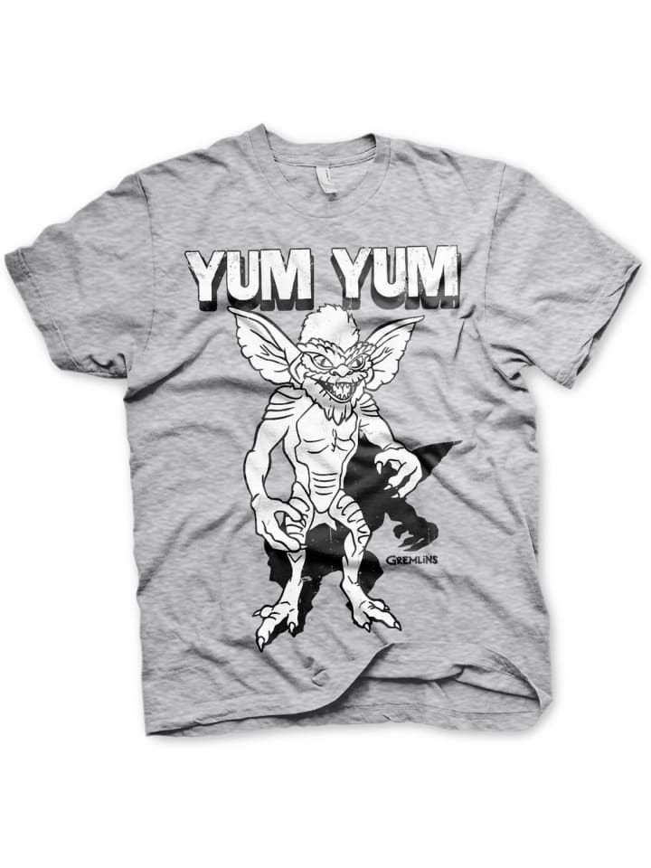 

Футболка Yum Yum T-Shirt серого цвета Gremlins, Серый, Футболка Yum Yum T-Shirt серого цвета Gremlins