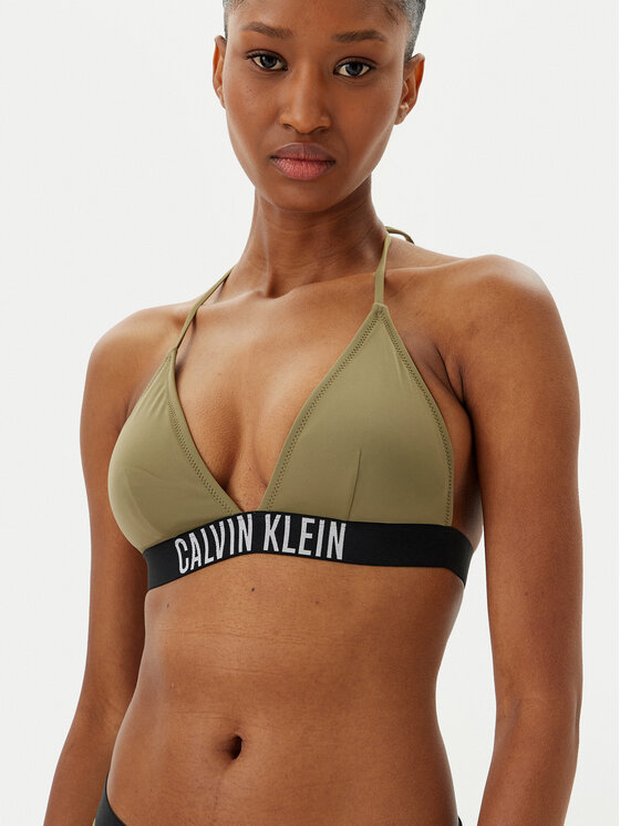 Верх бикини KW0KW02854 Calvin Klein Swimwear, зеленый — фото 4