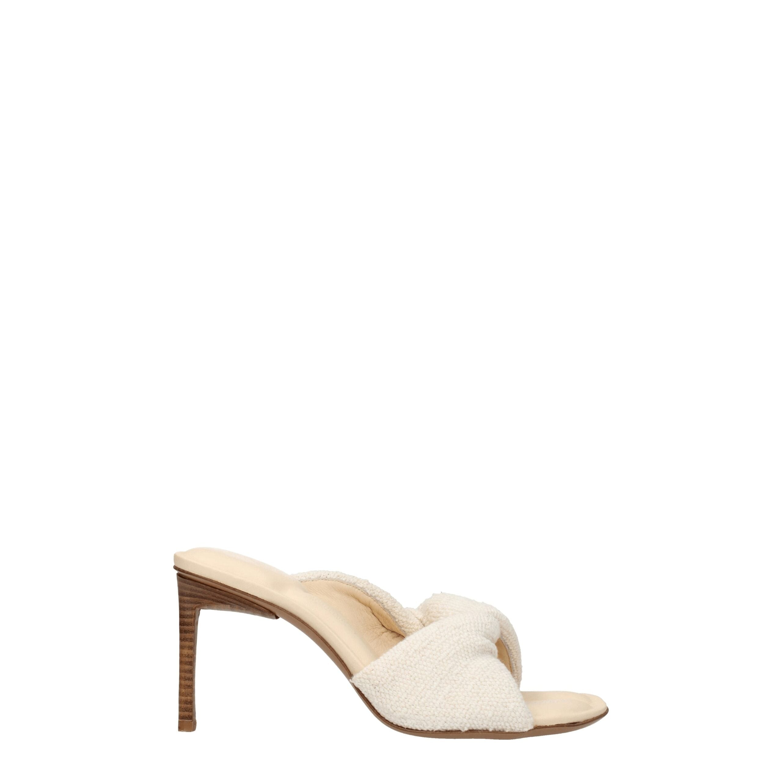 Jacquemus Fabric Women's Sandal, бежевый