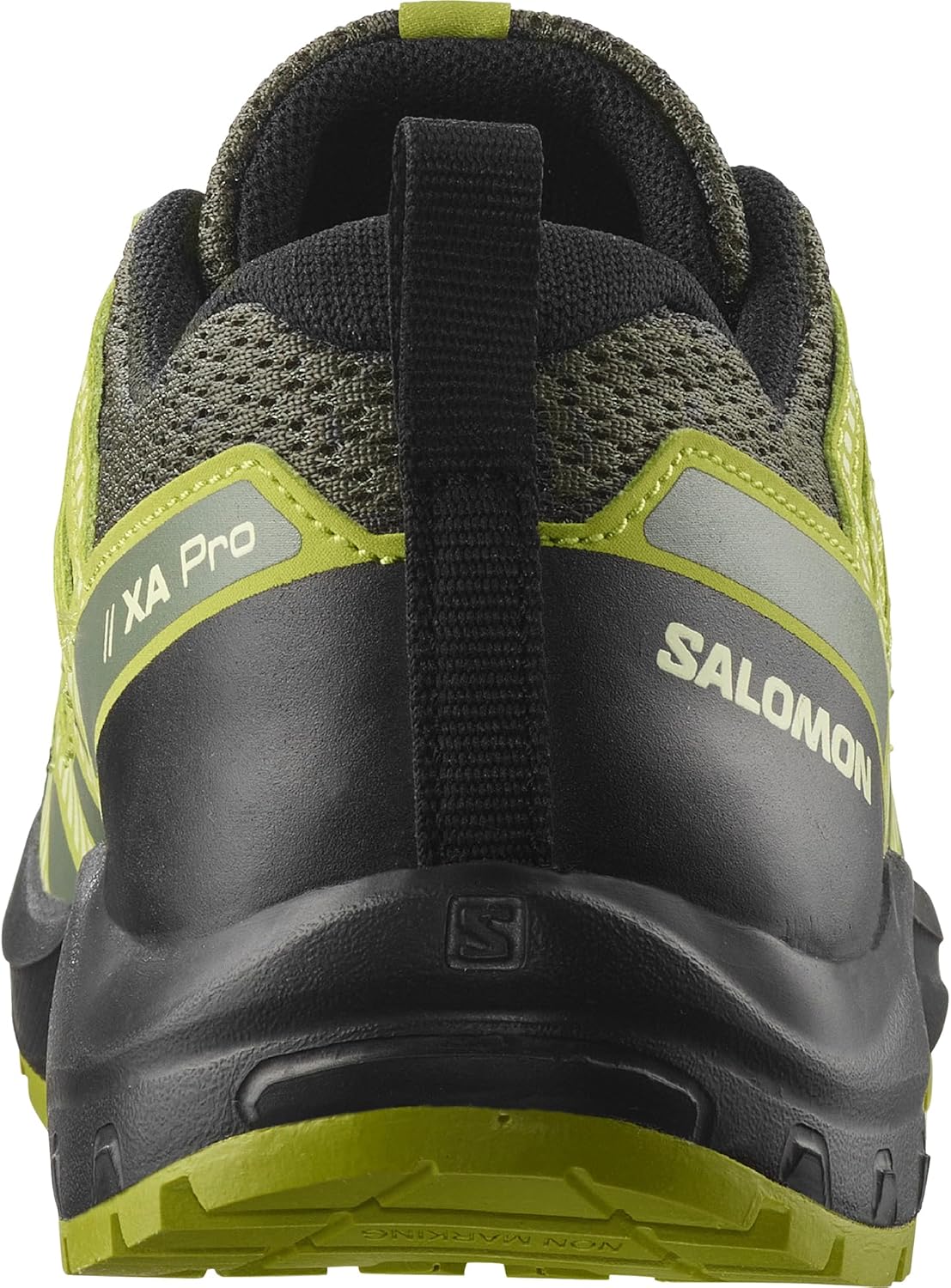 Детские кроссовки Salomon Xa Pro V8 для трейлраннинга (унисекс), черный — фото 4