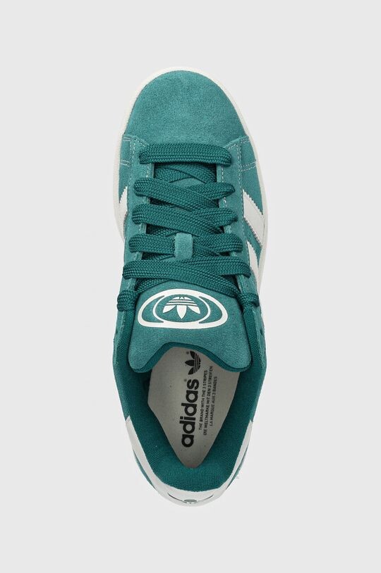 Замшевые кроссовки Campus 00s adidas Originals, зеленый — фото 4