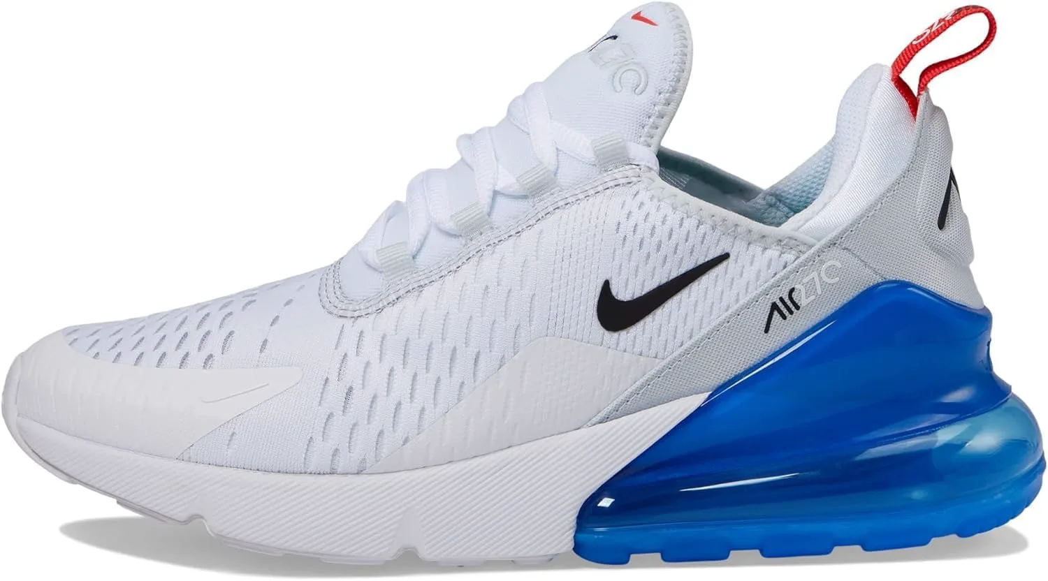 

Кроссовки Nike Air Max 270 для детей, белый/черный/платиновый/синий