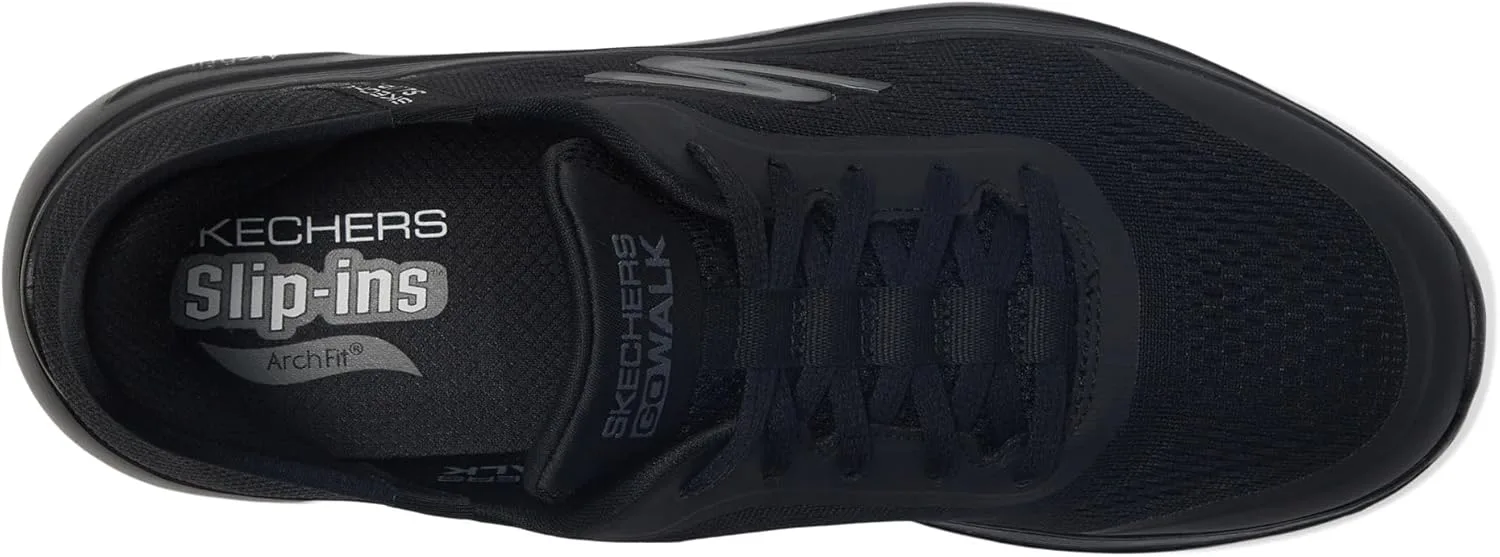 Мужские широкие слипоны Skechers Go Walk Arch Fit 2.0 Simplicity 2, черный — фото 2