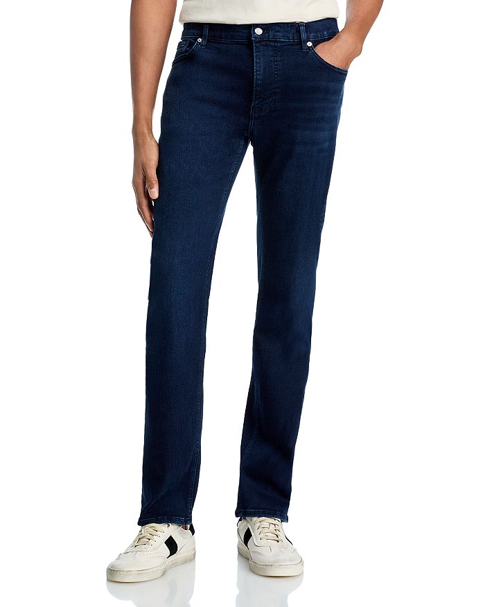 

Джинсы Jet Set Modern Slim Straight в цвете Jet Indigo FRAME, синий