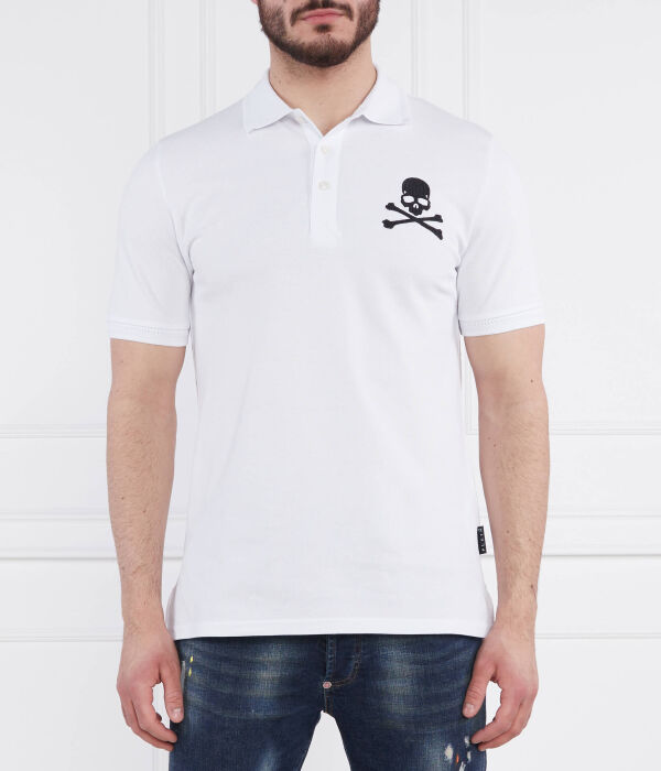 

Рубашка поло Regular fit Philipp Plein, белый