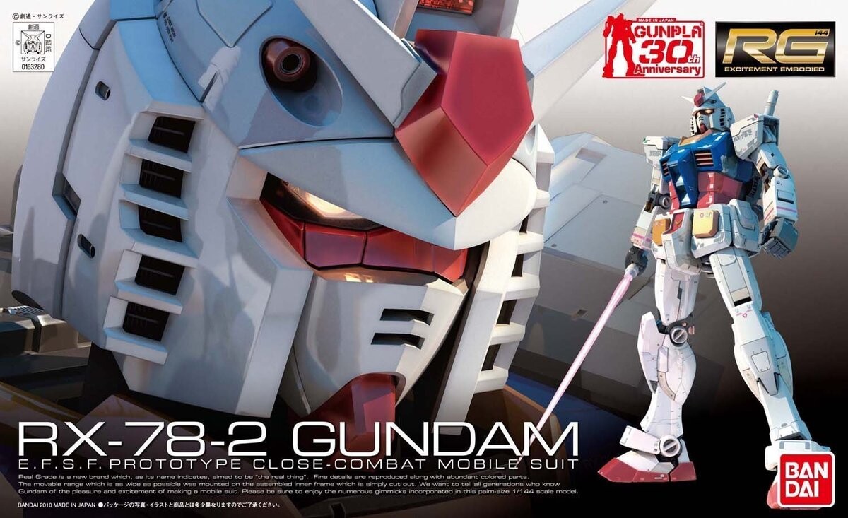 

Мобильный костюм Gundam, Фигурка, RG 1/144 RX-78-2 GUNDAM BL Mobile Suit Gundam