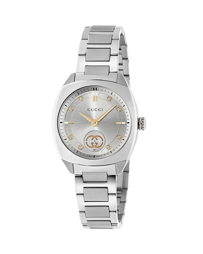 

Часы Gucci Interlocking G, 29 мм, серебряный