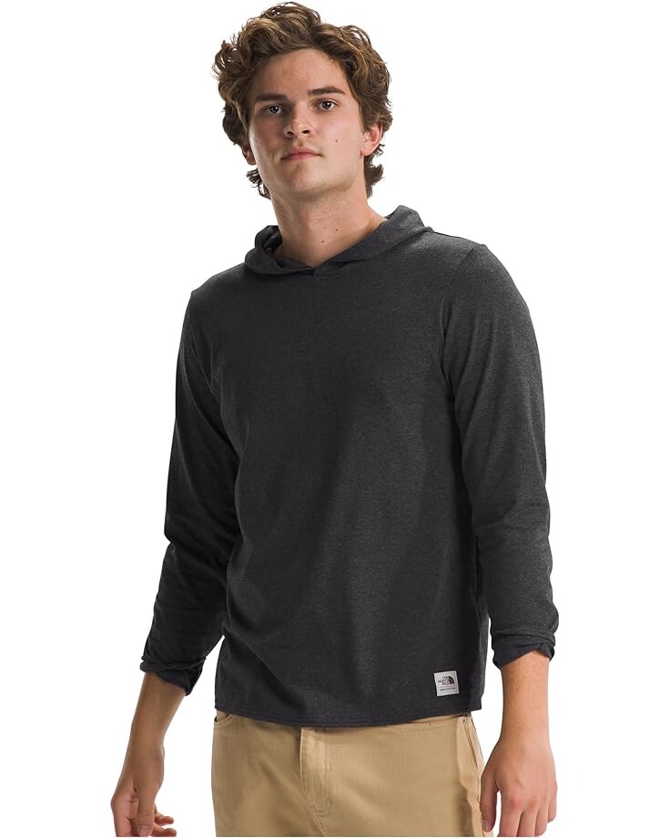 

Худи The North Face L/S Heritage Patch Hoodie Tee, цвет TNF Black Heather