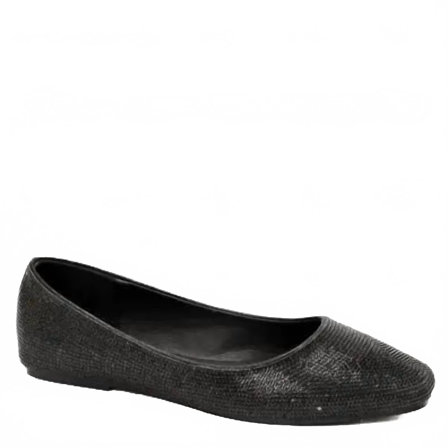 Женские балетки со стразами черного цвета Corkys Footwear
