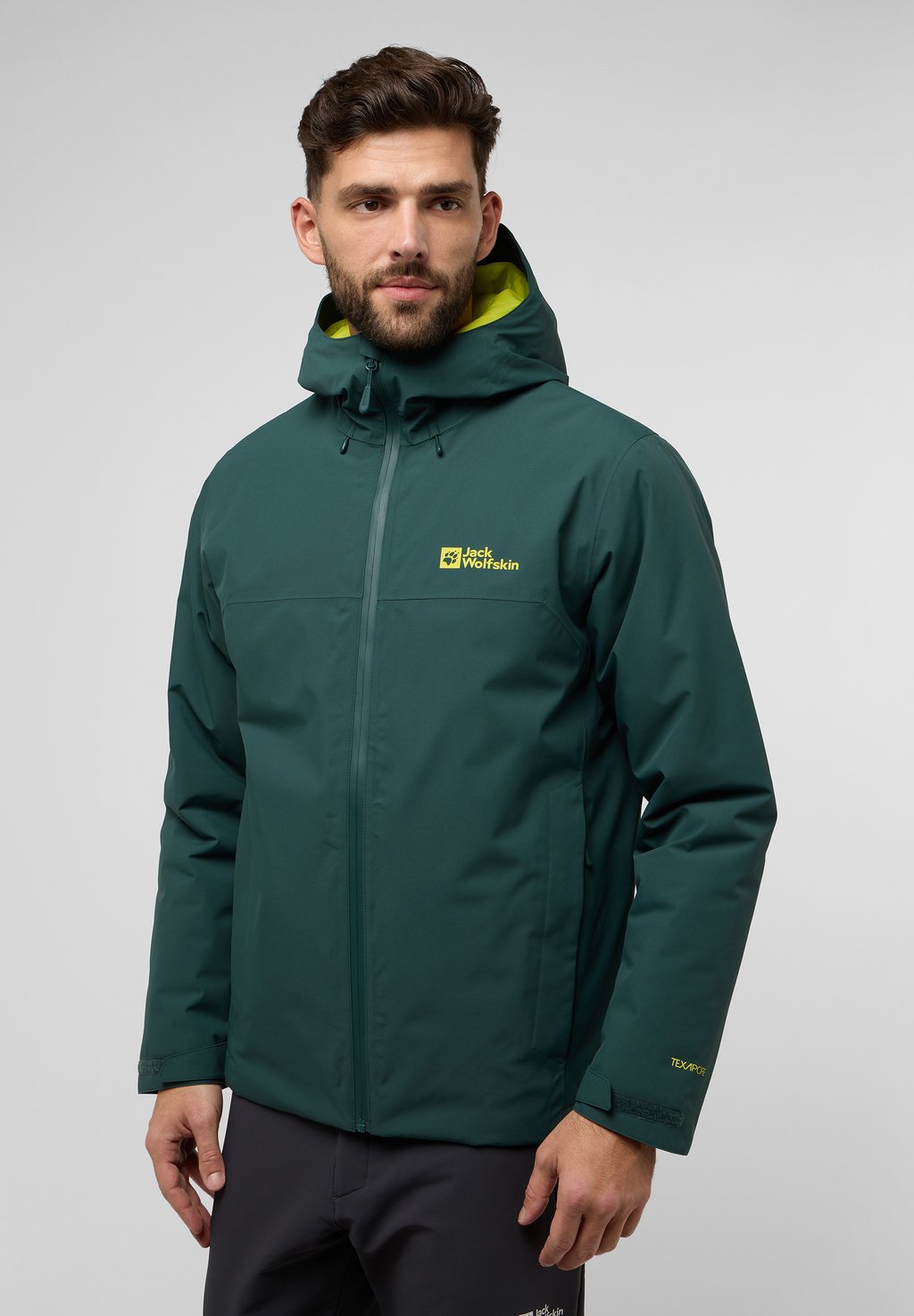 

Куртка для активного отдыха Jack Wolfskin, темно-зеленый