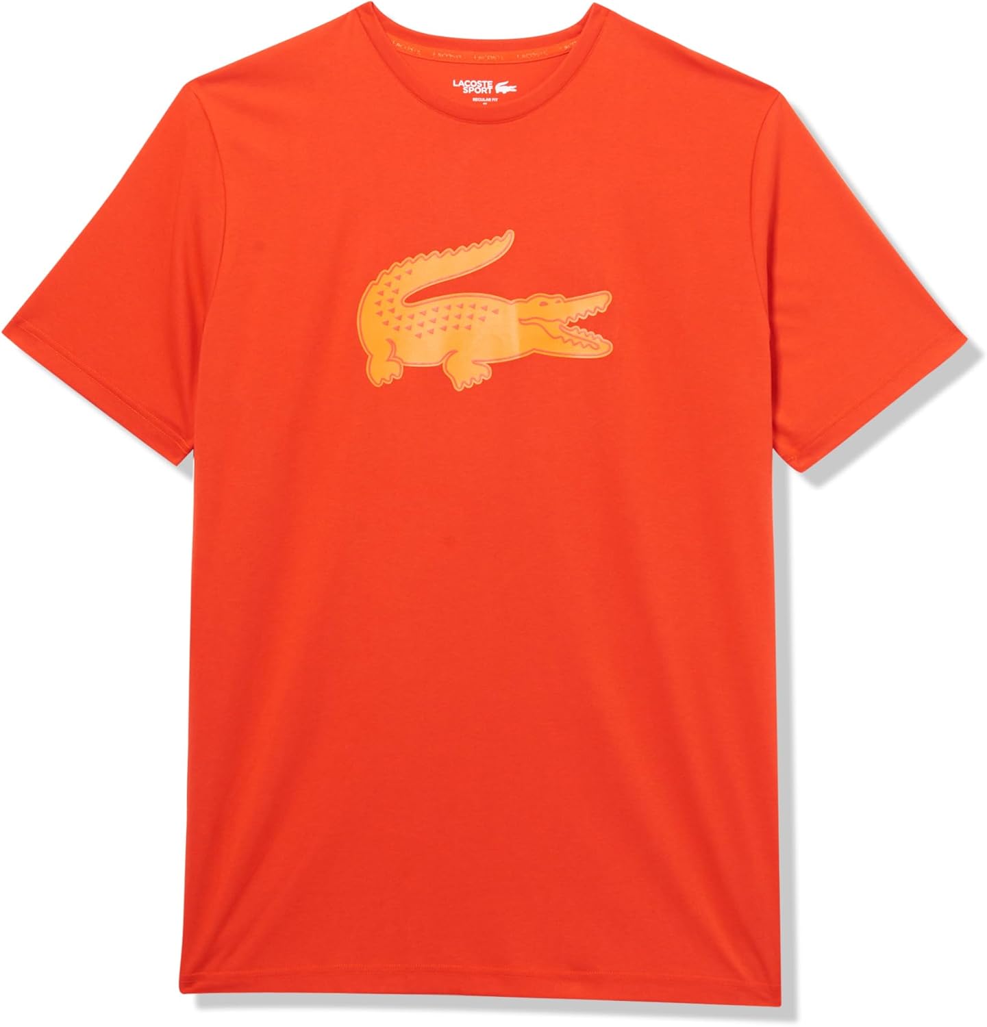 

Мужская футболка Lacoste с круглым вырезом, коротким рукавом, стандартным кроем и фирменной символикой, Corrida/Flashy Orange, Серый, Мужская футболка Lacoste с круглым вырезом, коротким рукавом, стандартным кроем и фирменной символикой, Corrida/Flashy Or