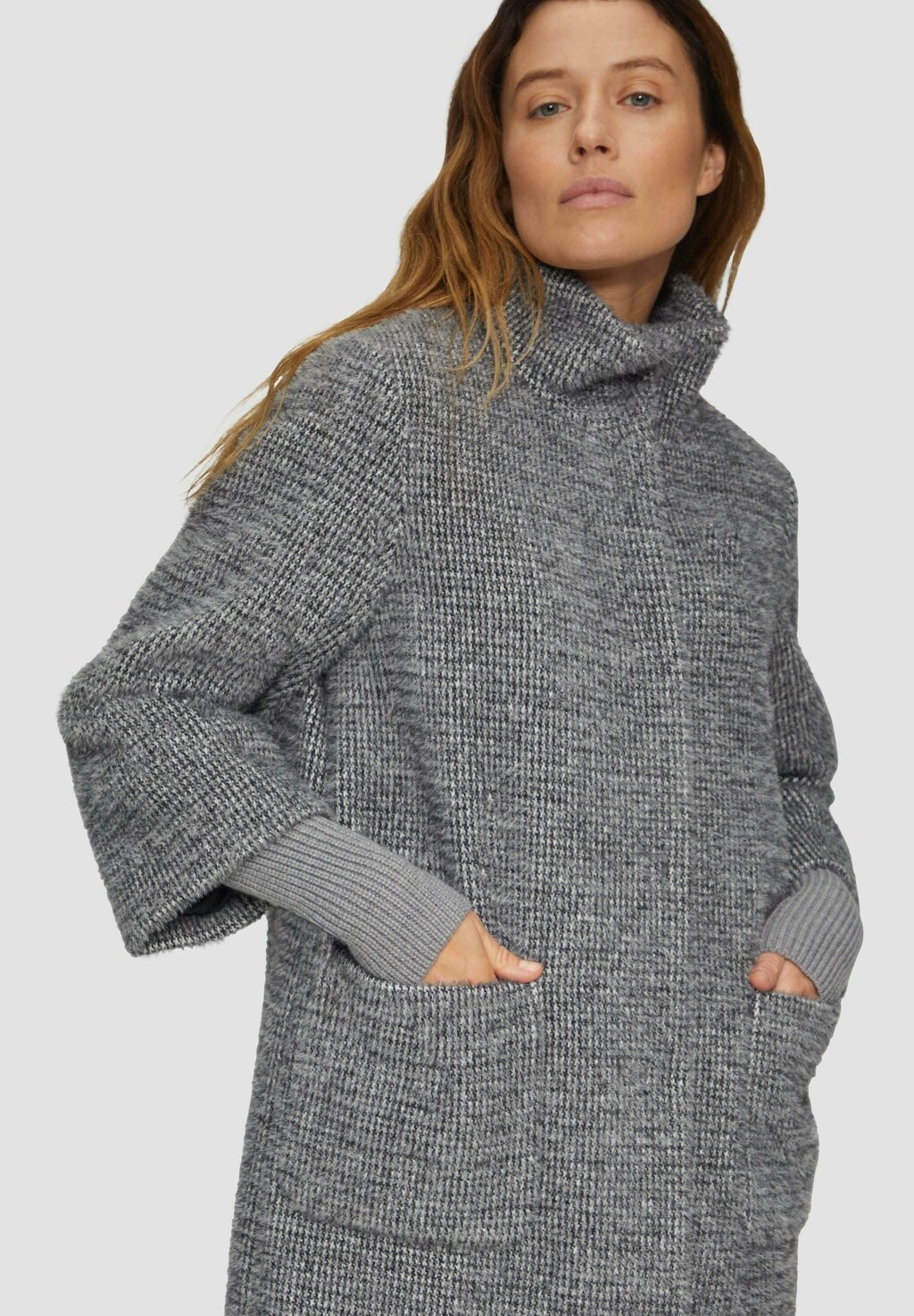 

Классическое пальто BUITENJAS s.Oliver BLACK LABEL, антрацит