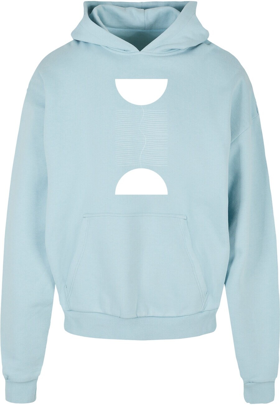 

Толстовка с капюшоном Merchcode Sweatshirt Abstract Lines, светло-синий