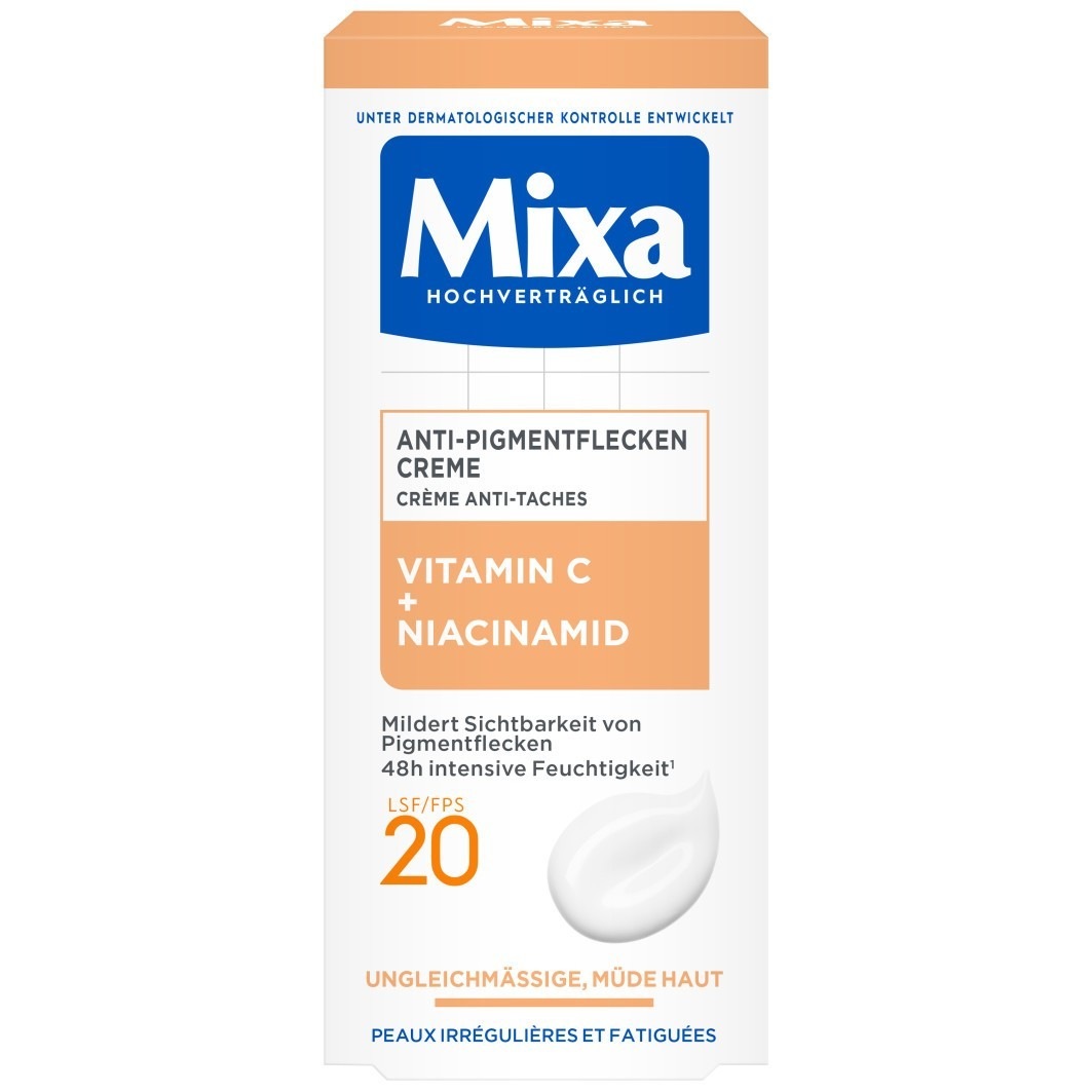 Гель для умывания Mixa — Гель для лица vitamin c + niacinamid , объем, 50 мл