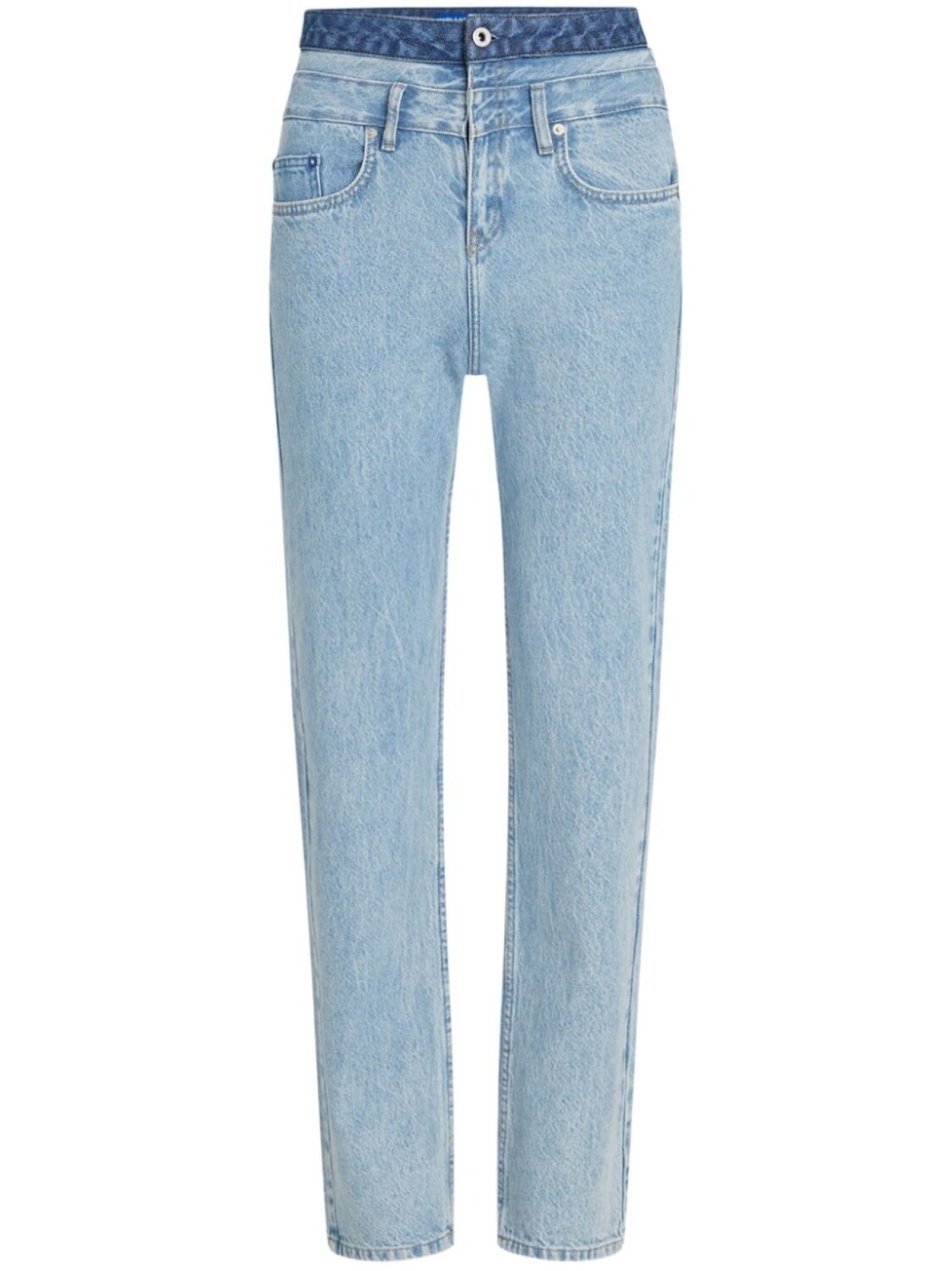 

Прямые джинсы с завышенной талией Karl Lagerfeld Jeans, синий