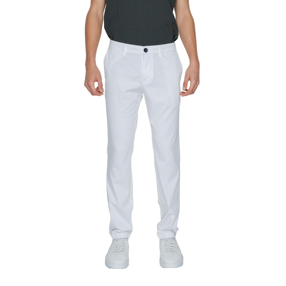 

Белые хлопковые джинсы и брюки Armani Exchange