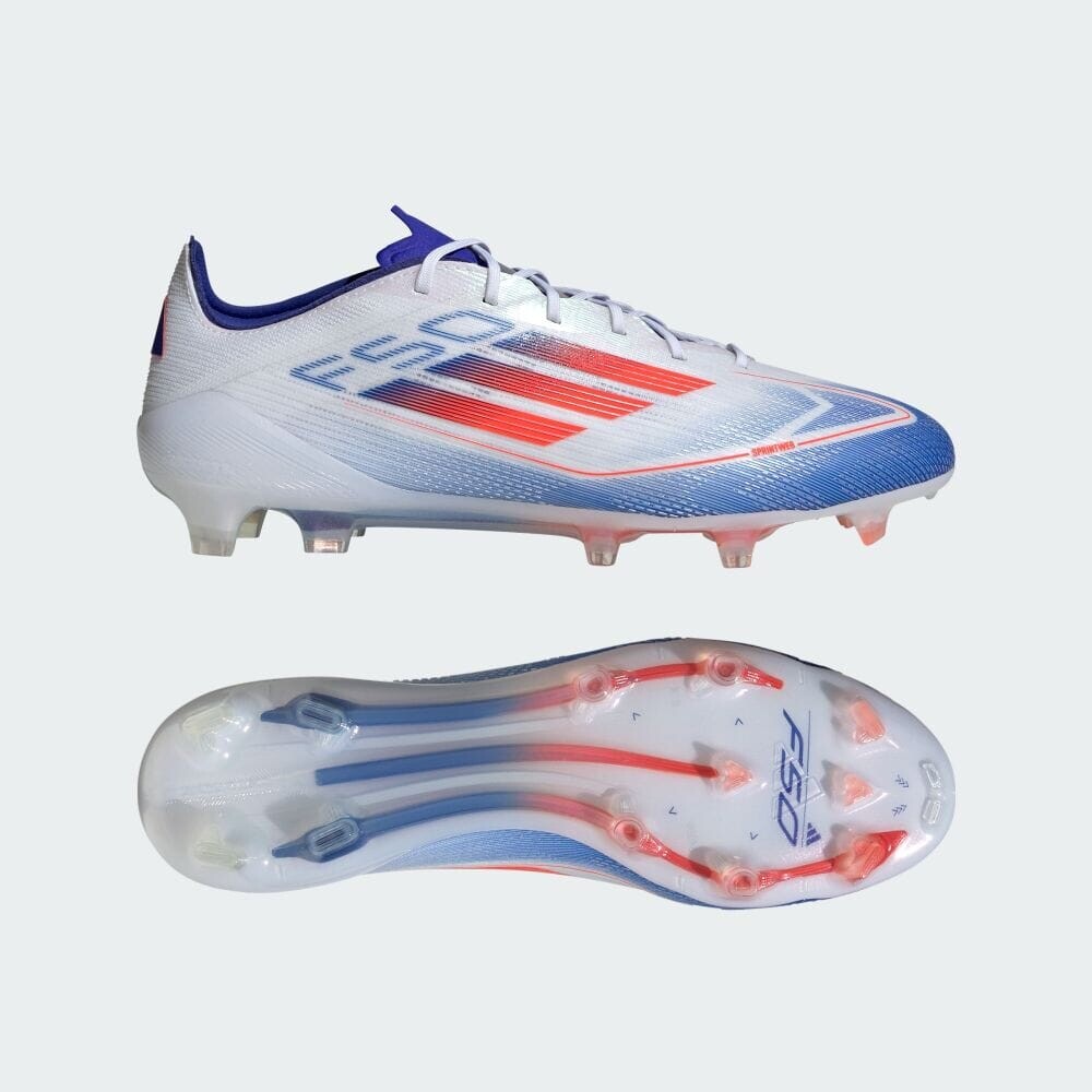 

Бутсы Adidas F50 ELITE FG / For natural grass, цвет White/Solar Red/Lucid Blue