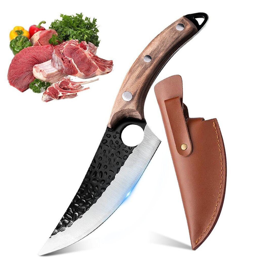 

Нож для обвалки, поварской нож, поварской нож, нож для резки мяса, уличный нож с чехлом ZENG