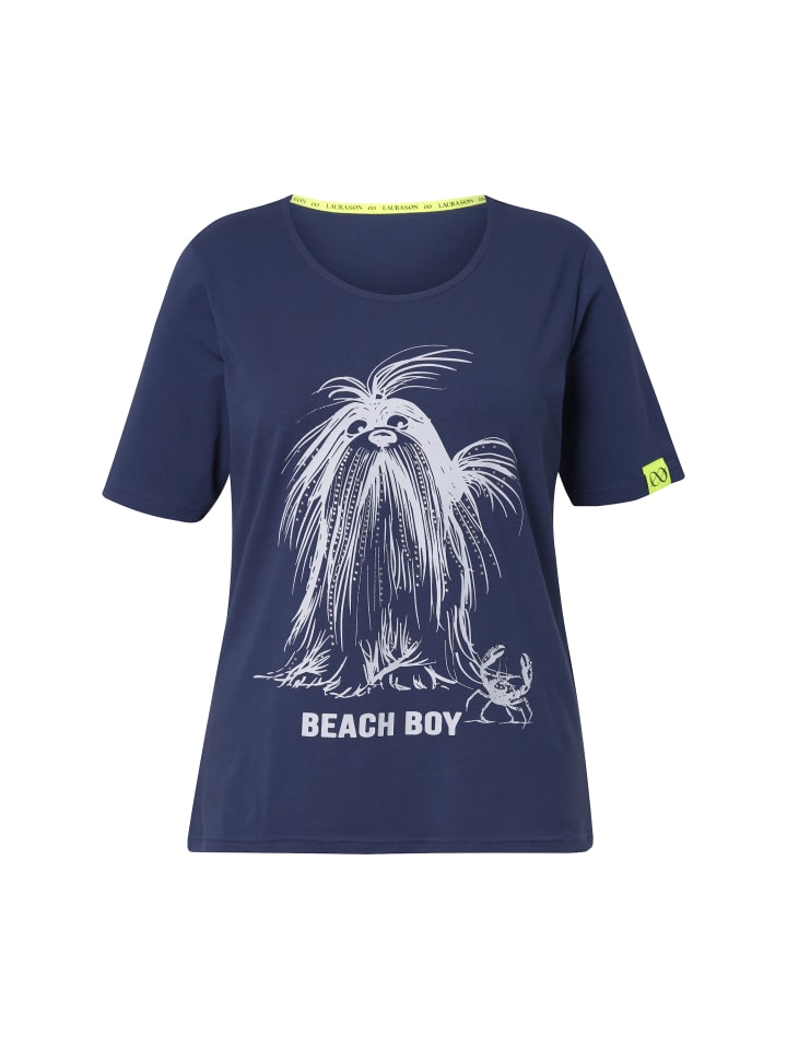 

Футболка LAURASØN, цвет navyblau