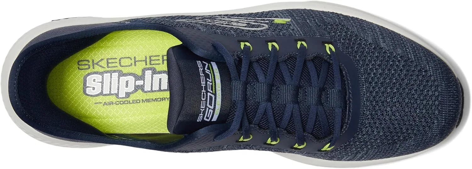 Мужские слипоны Skechers Hands Free: Go Run Elevate 2.0 Steady Motion Trainers, Navy — фото 2