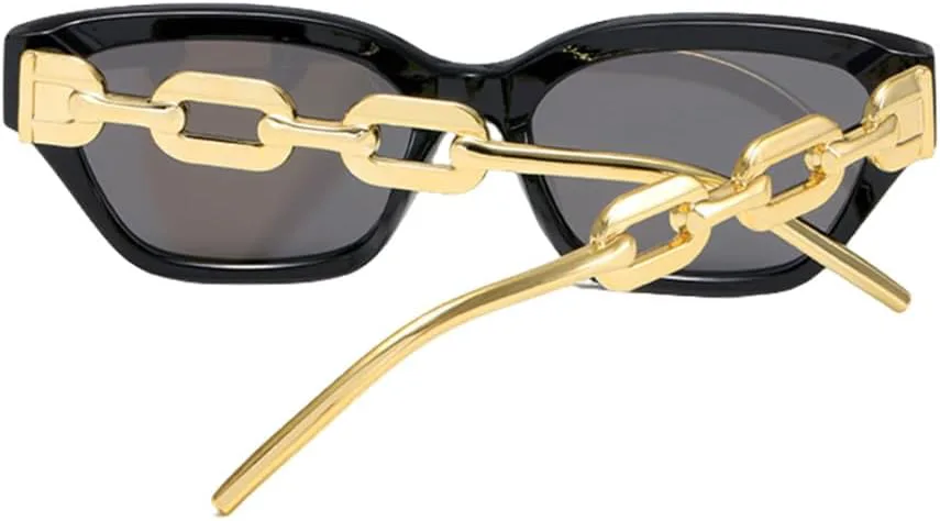 

Модные солнцезащитные очки 2027 года для женщин, винтажные очки, черные солнцезащитные очки для женщин с защитой от УФ-излучения UV400, золотистые очки MTZJH, White