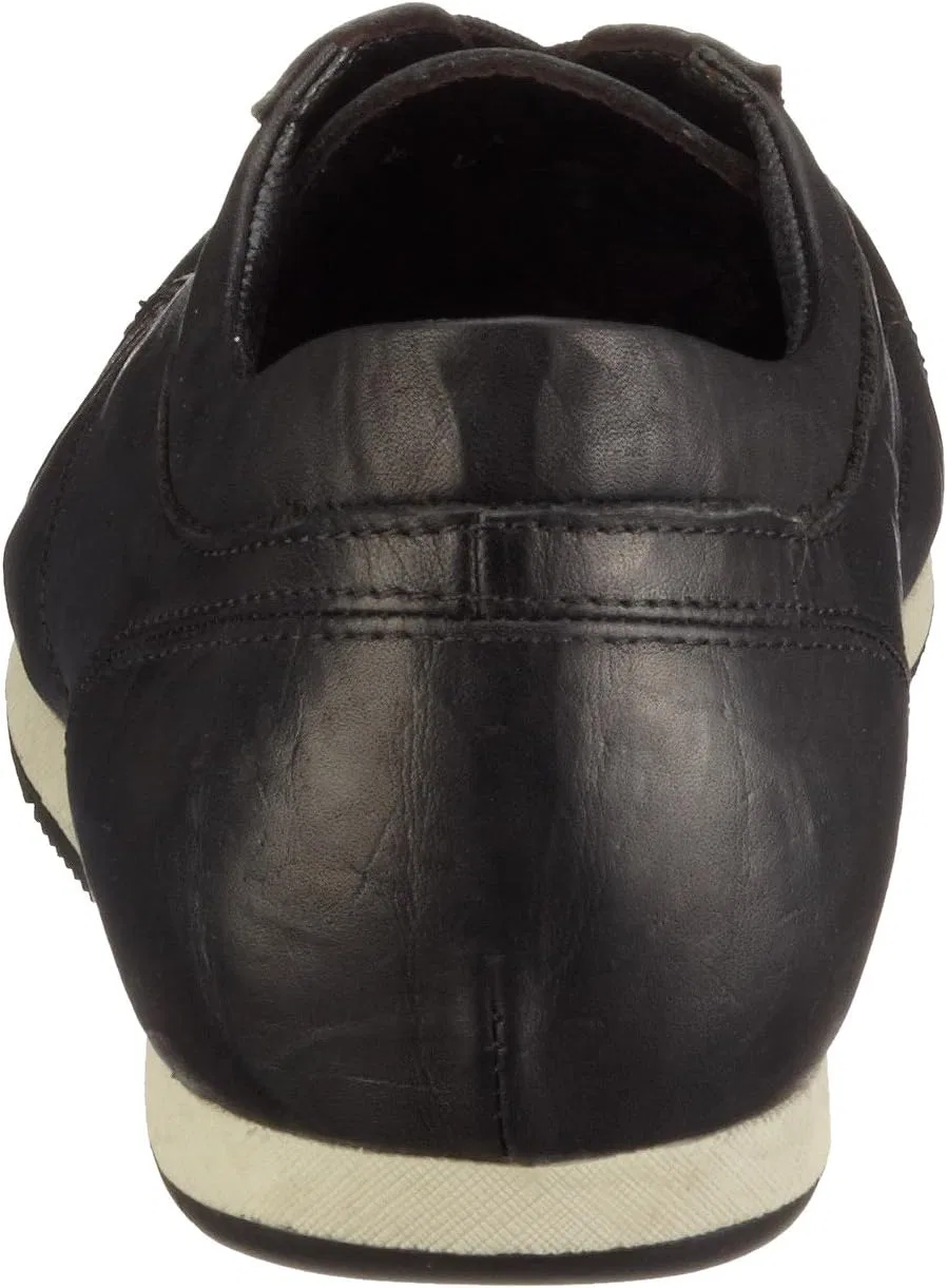 Классические мужские туфли Buffalo Leaf Washed 4525, Black — фото 3