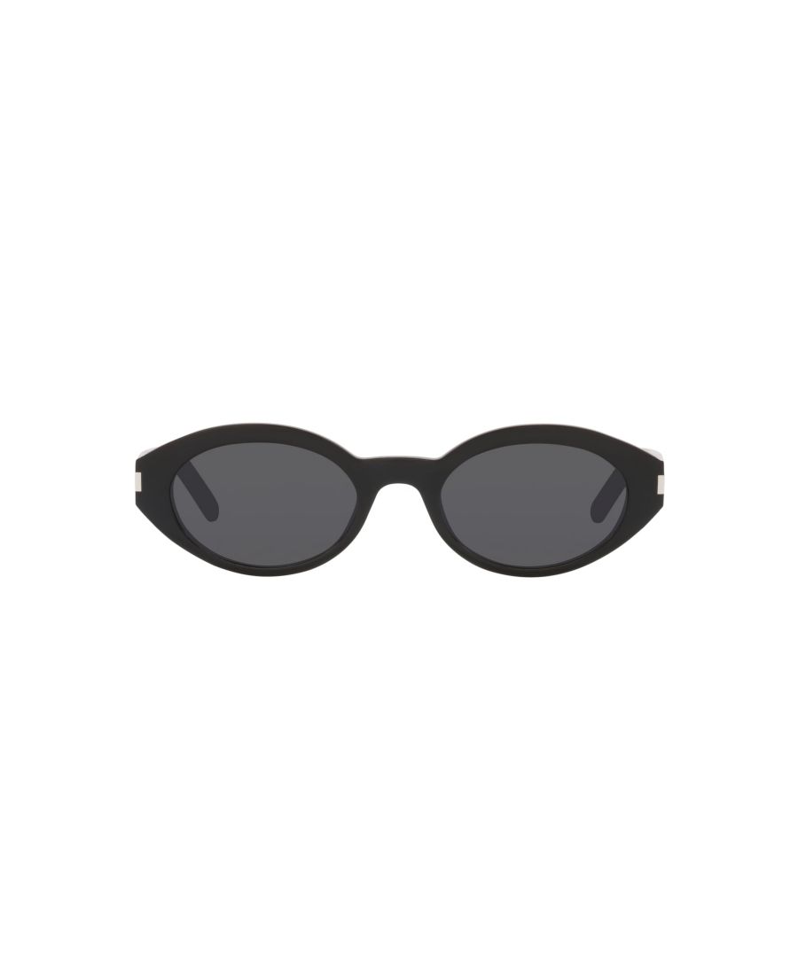 Женские солнцезащитные очки маленького размера, SL 567 YS000433 Saint Laurent, Black — фото 4
